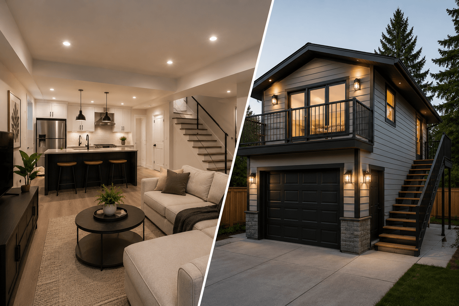 Garage Suite vs Basement Suite Calgary: Which Income Suite Should You Build?
